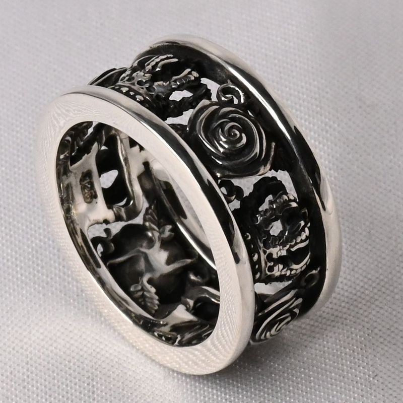 【研磨済】 JUSTIN DAVIS MY LOVE リング 13号 ジャスティンデイビス SRJ210 指輪 シルバー925