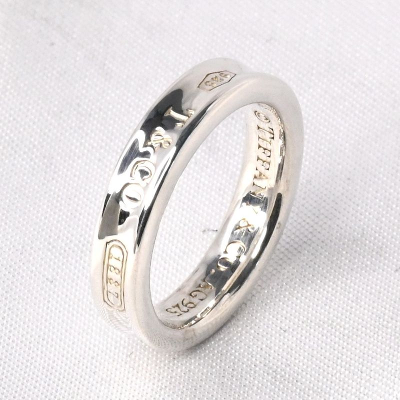 【研磨済】TIFFANY＆Co.  ナロー リング  8号 Silver925 ティファニー