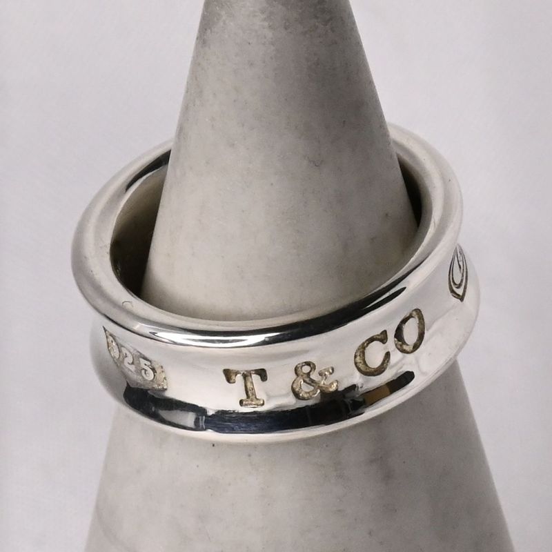 【研磨済】TIFFANY＆Co. ナロー リング 7号 ティファニー 指輪