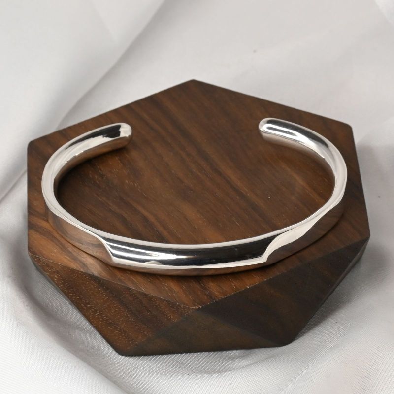 【研磨済】4℃ シルバー925 バングル ヨンドシー 重量36g