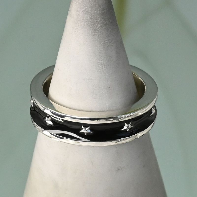 【研磨済】 JUSTIN DAVIS STAR CHILD リング SRJ271 11号 ジャスティンデイビス 指輪