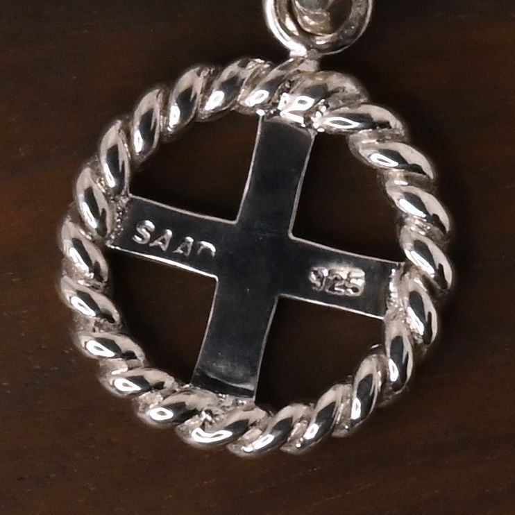 【研磨済】SAAD ホイール トップ シルバー925 ネックレスチャーム