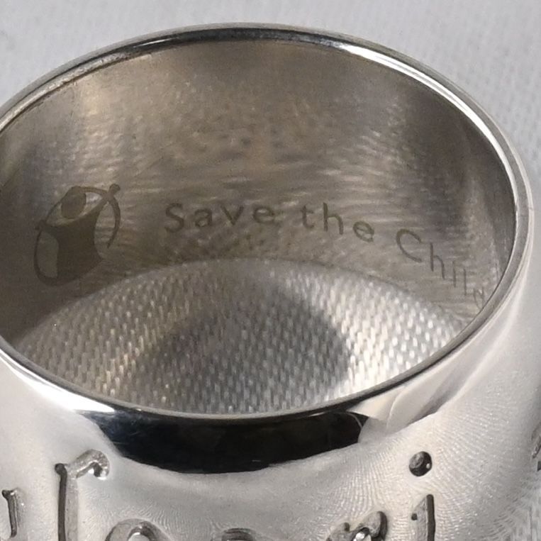 【新品仕上げ】BVLGARI リング Save the Children #53 14号 SV925 ブルガリ