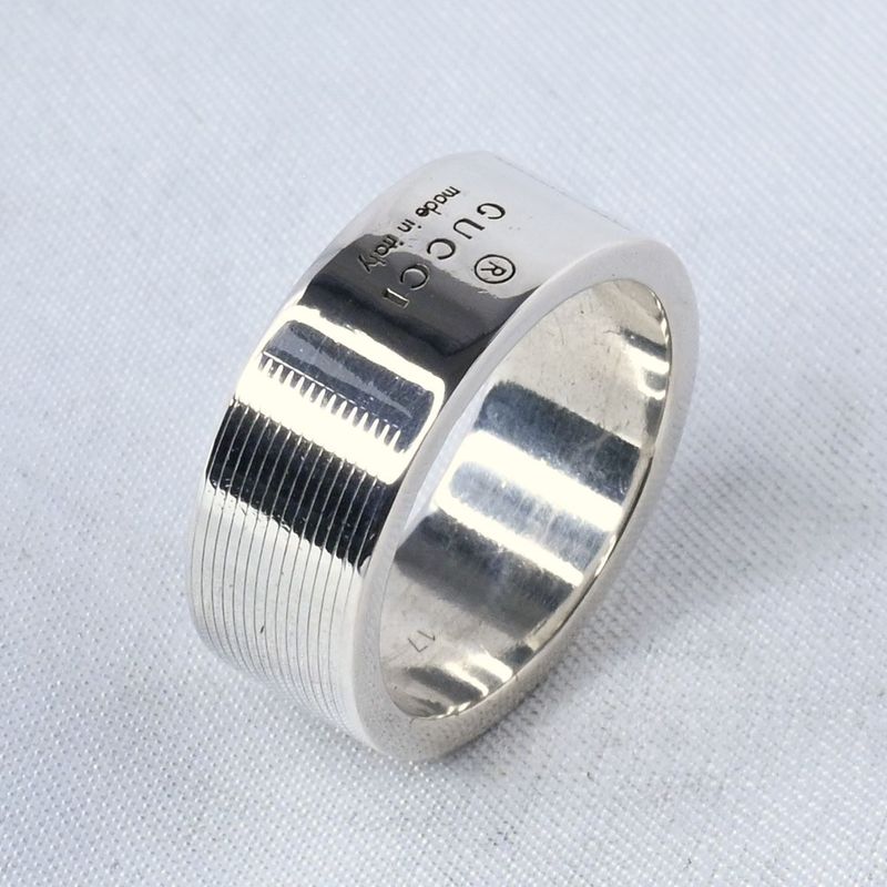 【研磨済】 GUCCI シルバー リング 16号 Ag925 指輪 グッチ