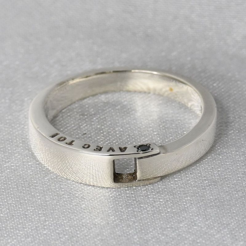 【研磨済】THE KISS リング 指輪 SILVER 15号