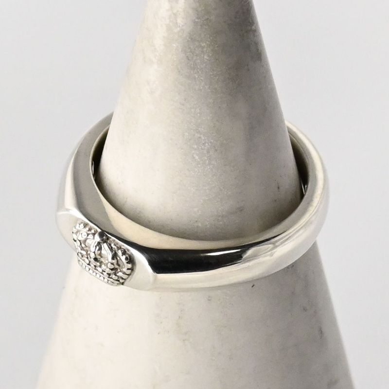 【研磨済】 JUSTIN DAVIS FAITH リング 3号 ジャスティンデイビス SRJ415 指輪 クラウン シルバー925