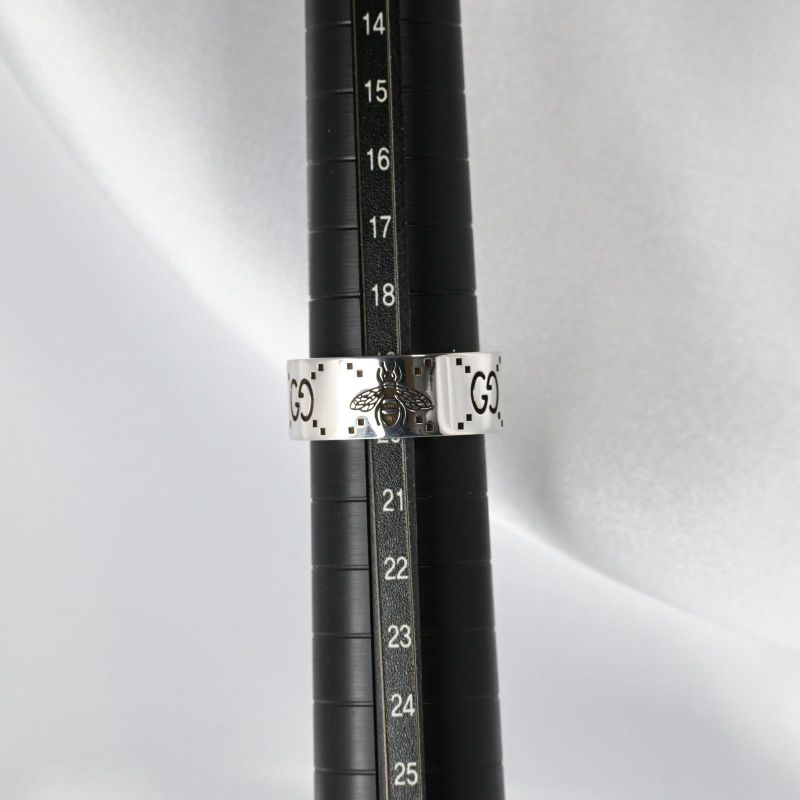 【新品仕上げ】GUCCI Bee リング GG ビー 蜂 サイズ21 箱 袋付き シルバー Ag925 指輪