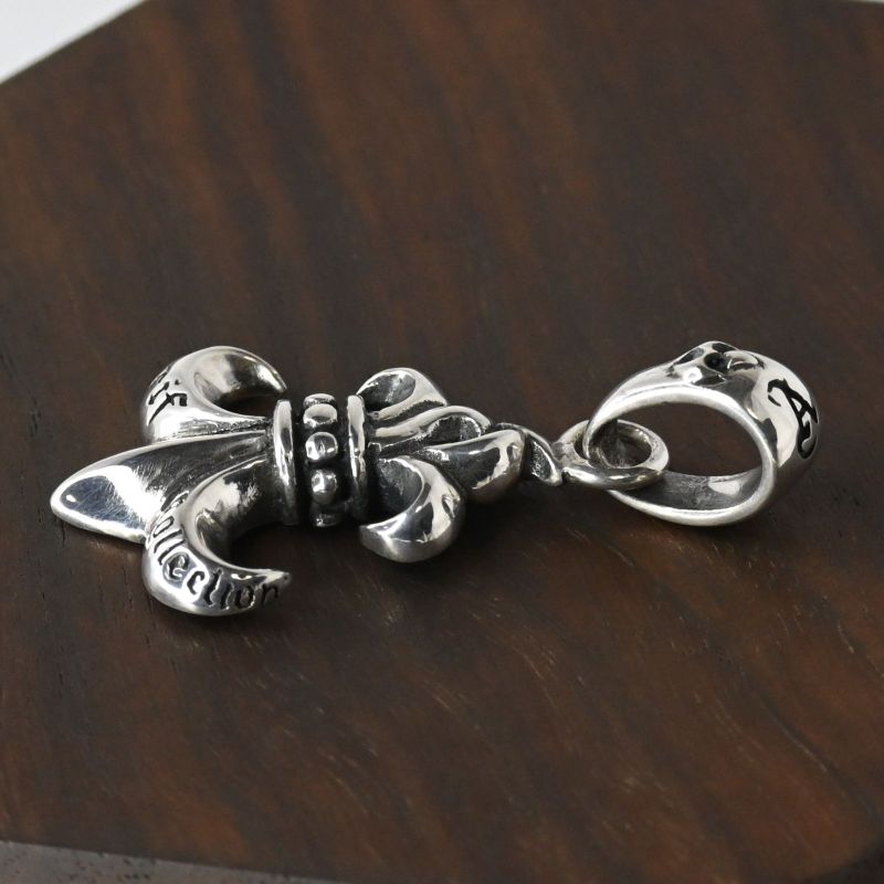 【研磨済】SAAD Arif Collection ペンダント トップ silver 925 チャーム シルバー リリー