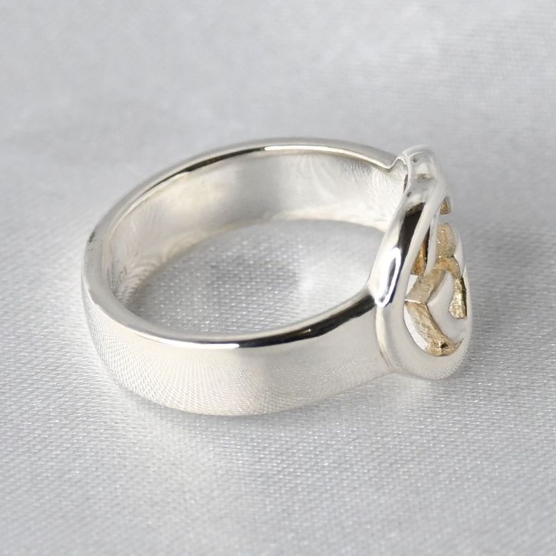 【研磨済】GUCCI インターロッキングG リング サイズ10 指輪 シルバー925 Ag925 グッチ