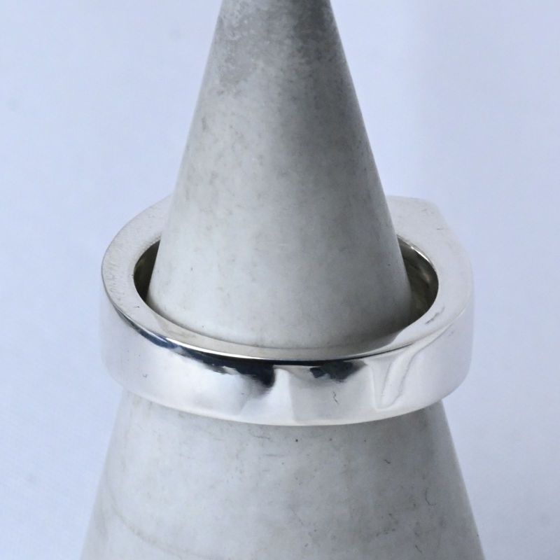 【研磨済】Calvin Klein スクエア リング 11号 カルバン・クライン 指輪