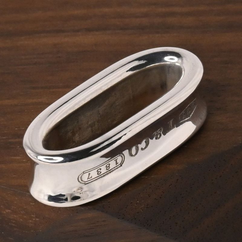 【研磨済】Tiffany & Co. ナロー ペンダントトップ  ティファニー シルバー925