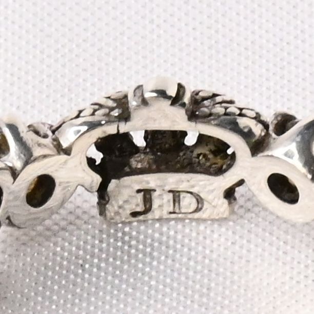 【研磨済】 JUSTIN DAVIS CHERISH w/STONE リング 8号 SRJ325 ジャスティンデイビス 指輪 シルバー925