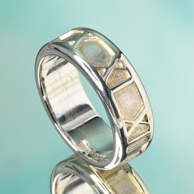 【研磨済】TIFFANY＆Co. アトラス リング 8.5号 シルバー925 ティファニー 指輪