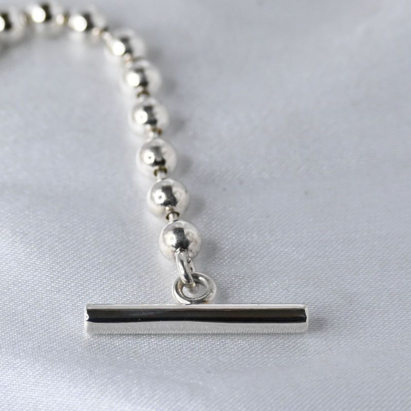 研磨済 GUCCI グッチ ボールチェーン シルバーブレスレット シルバー925 Ag925