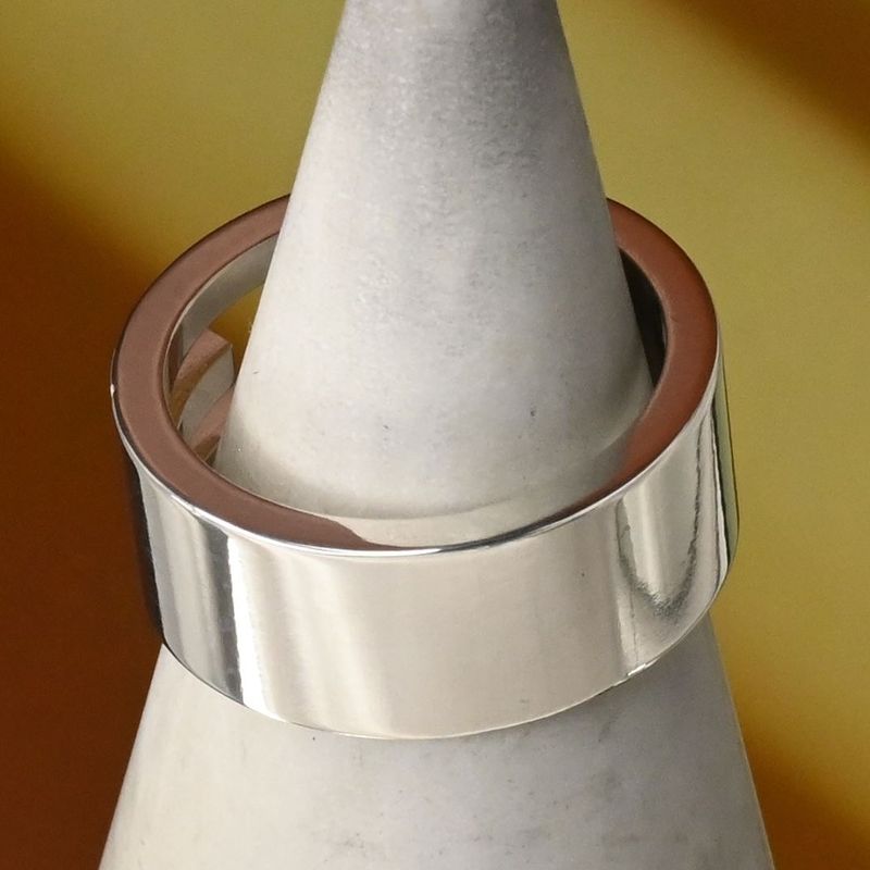 【研磨済】GUCCI ブランデッド カットアウトG リング 10号 グッチ ピンキーリング 指輪 美品