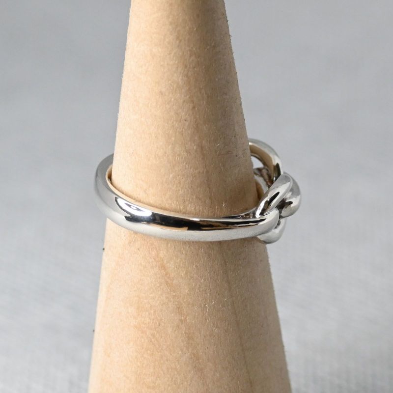 【新品仕上げ】美品 4℃ ヨンドシー リング 指輪 シルバー925 10号