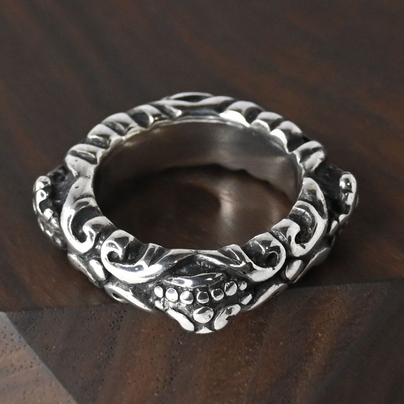 【研磨済】ROYAL ORDER シルバー リング 14号 SILVER925 ロイヤルオーダー 指輪 クラウン