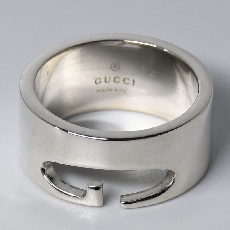 【新品仕上げ】美品 90’s オールドグッチ GUCCI  リング 指輪 16号 SV925 Ag925