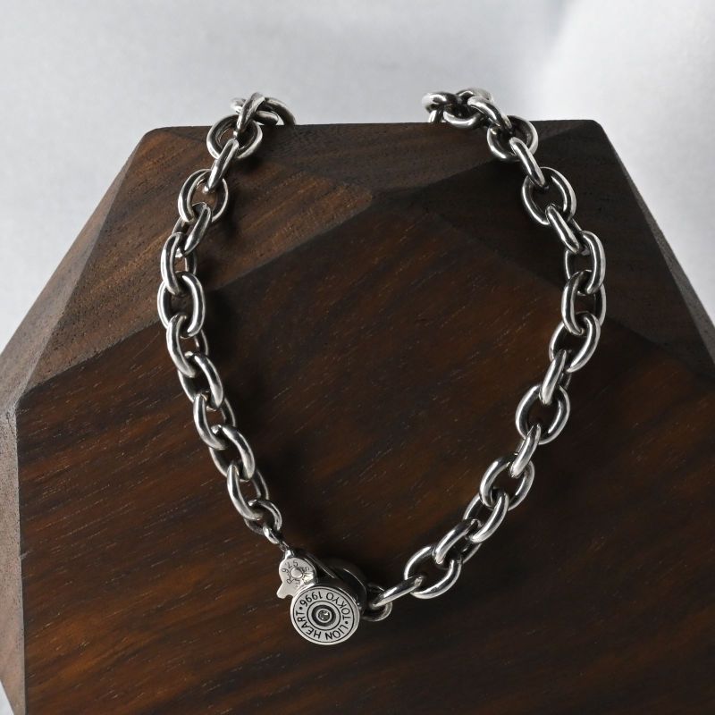 【研磨済】LION HEART ブレスレット シルバー925 22cm ライオンハート