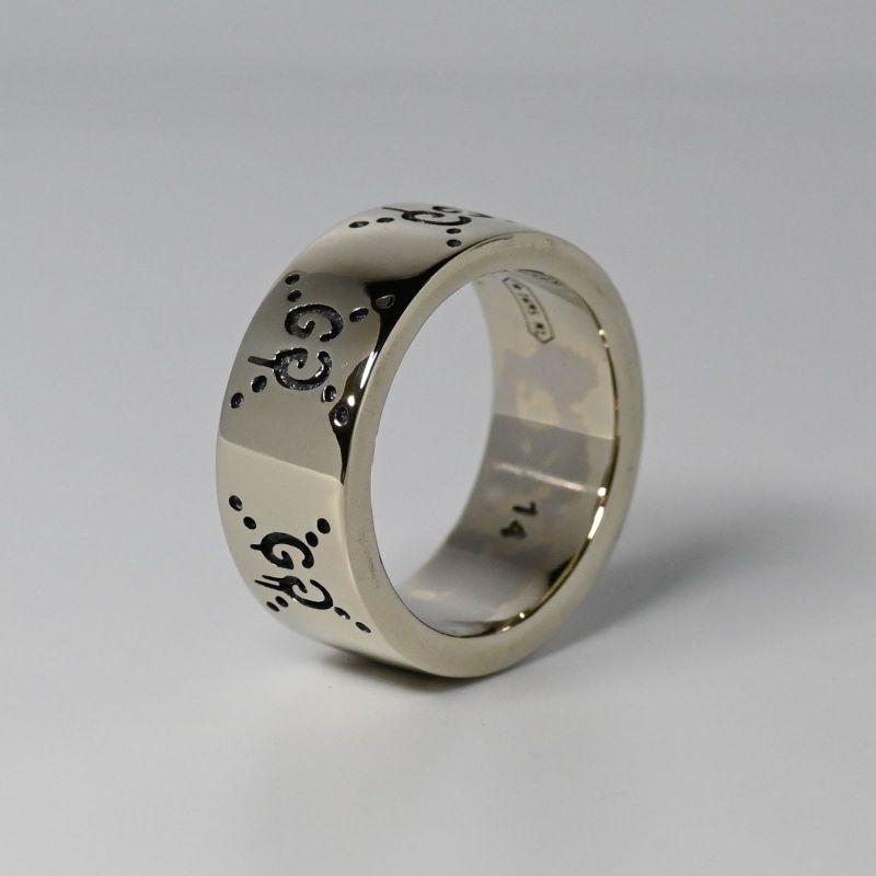 【研磨済】GUCCI ゴースト リング 14号 Ag925 指輪 グッチ