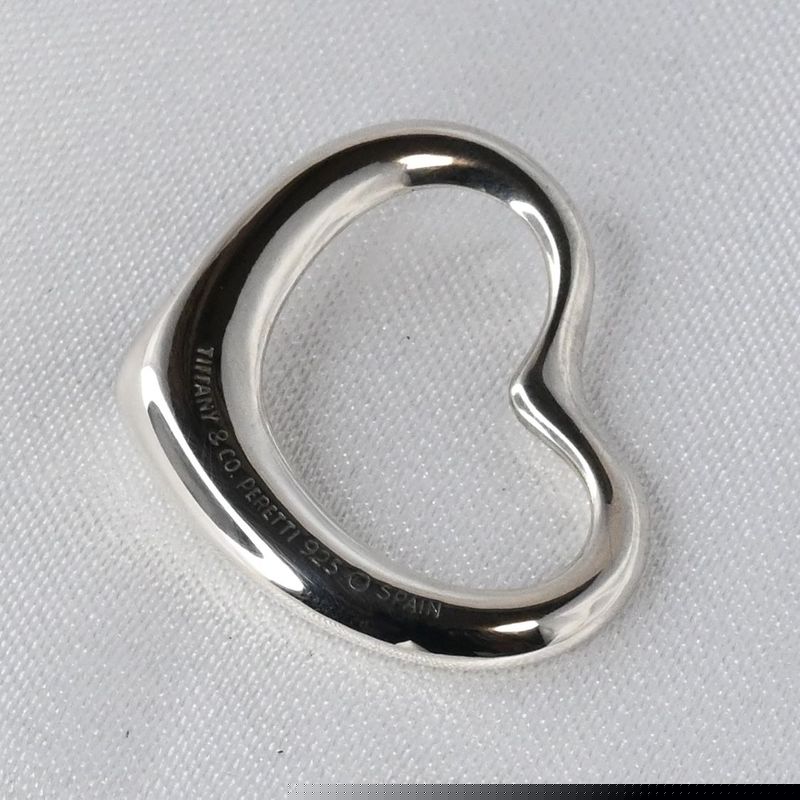 【研磨済】TIFFANY&Co. オープンハート トップのみ ティファニー ペレッティ シルバー925  Open Heart