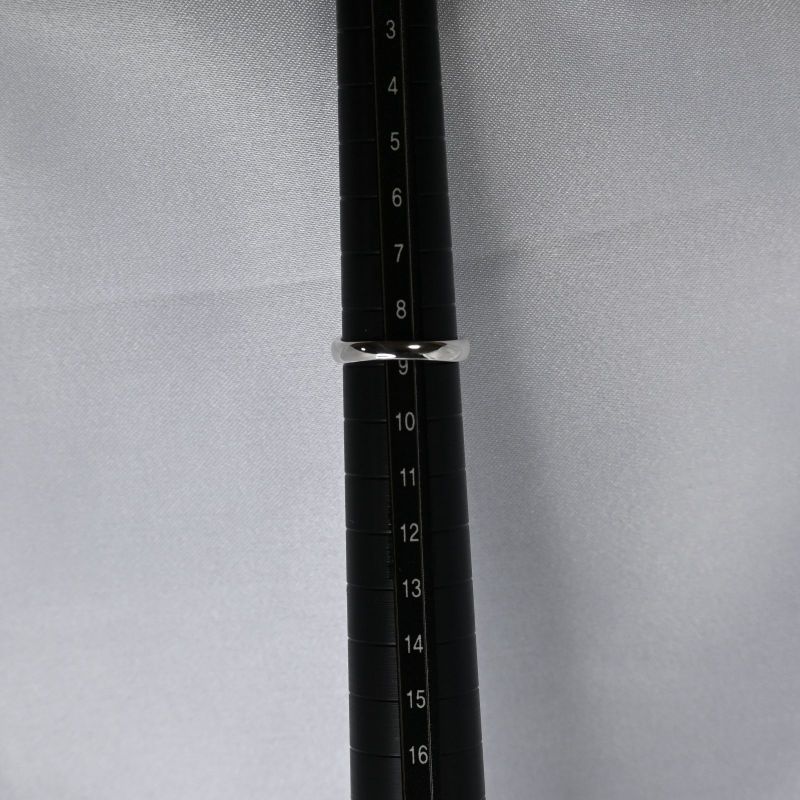 【研磨済】THE KISS リング 指輪 SILVER 9号 ピンクストーン