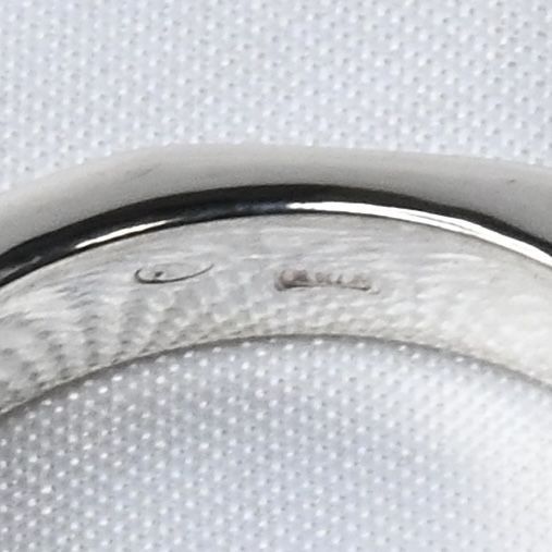 【研磨済】90’s オールドグッチ GUCCI オクタゴン ナット リング 指輪 13号 Ag925 美品