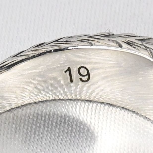 【研磨済】美品 GUCCI インターロッキングG アラベスク リング サイズ19