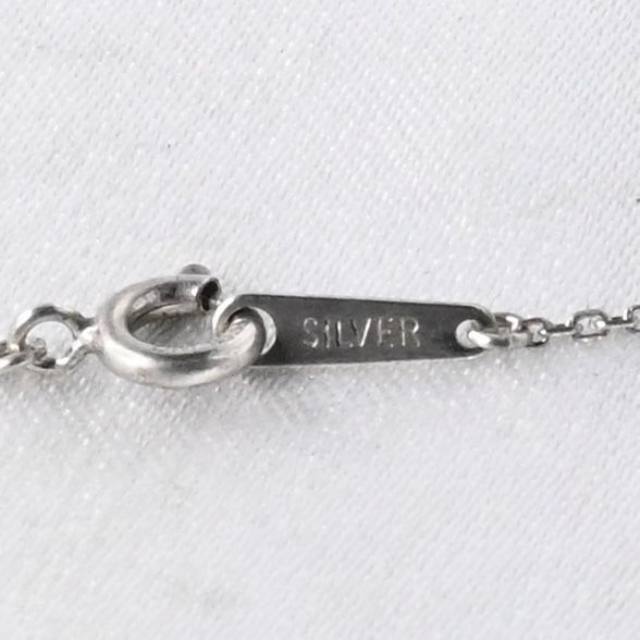 【研磨済】 canal 4℃ クリアストーン ネックレス 40cm Silver925 シルバー カナルヨンドシー