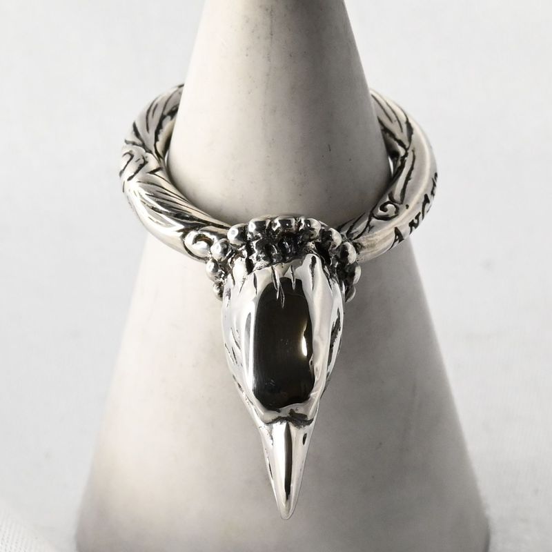 【新品仕上げ】美品 GUCCI ANGER FOREST イーグルヘッド リング 指輪 サイズ10 シルバー Ag925 グッチ