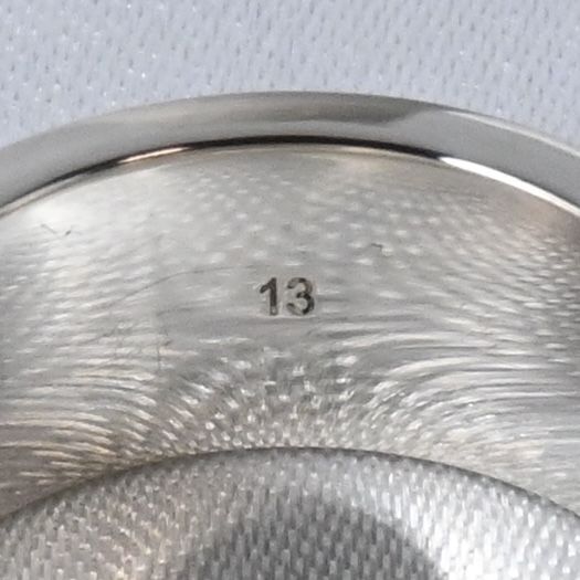 【研磨済】 GUCCI ロゴ リング SV925 シルバー 12.6号 指輪 グッチ