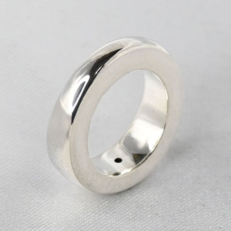 【新品仕上げ】美品 agete ピンキーリング 指輪 シルバー925 3号 アガット