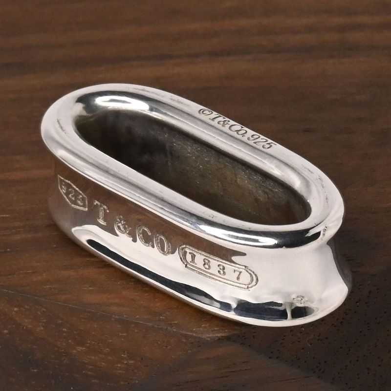 【研磨済】Tiffany & Co. ナロー ペンダントトップ  ティファニー シルバー925