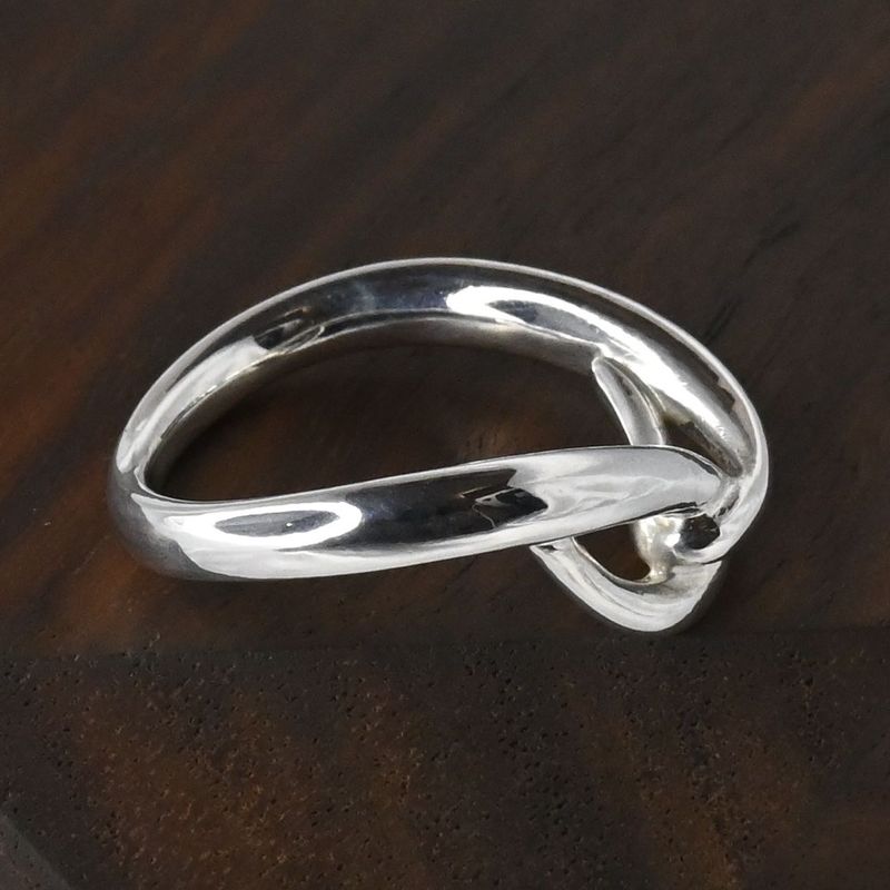 【研磨済】美品 4℃ リング 7.5号  シルバー925 ヨンドシー 指輪