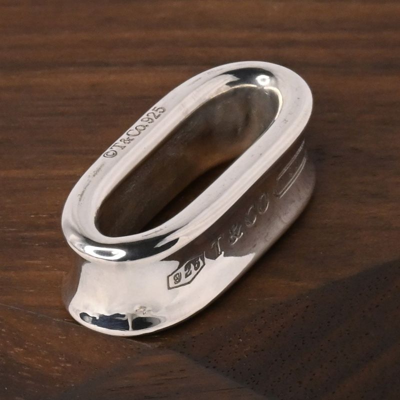 【研磨済】Tiffany & Co. ナロー ペンダントトップ  ティファニー シルバー925