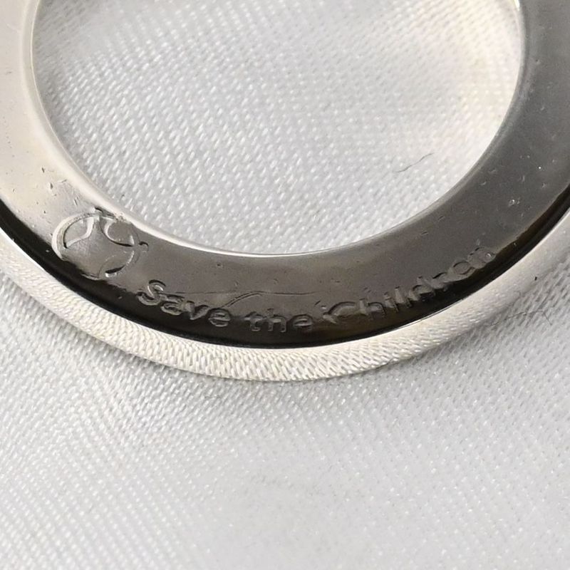 【研磨済】Tiffany&Co.  ハート キーリング キーホルダー スターリングシルバー