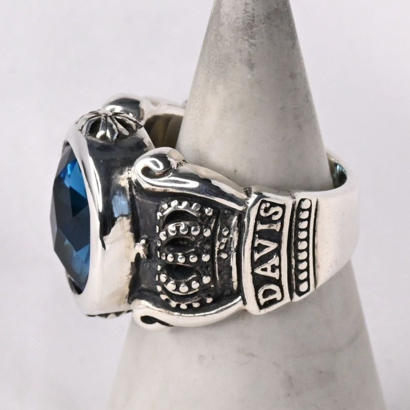 【研磨済】 JUSTIN DAVIS ストーン クラウン リング 13号 ジャスティンデイビス 指輪 シルバー925