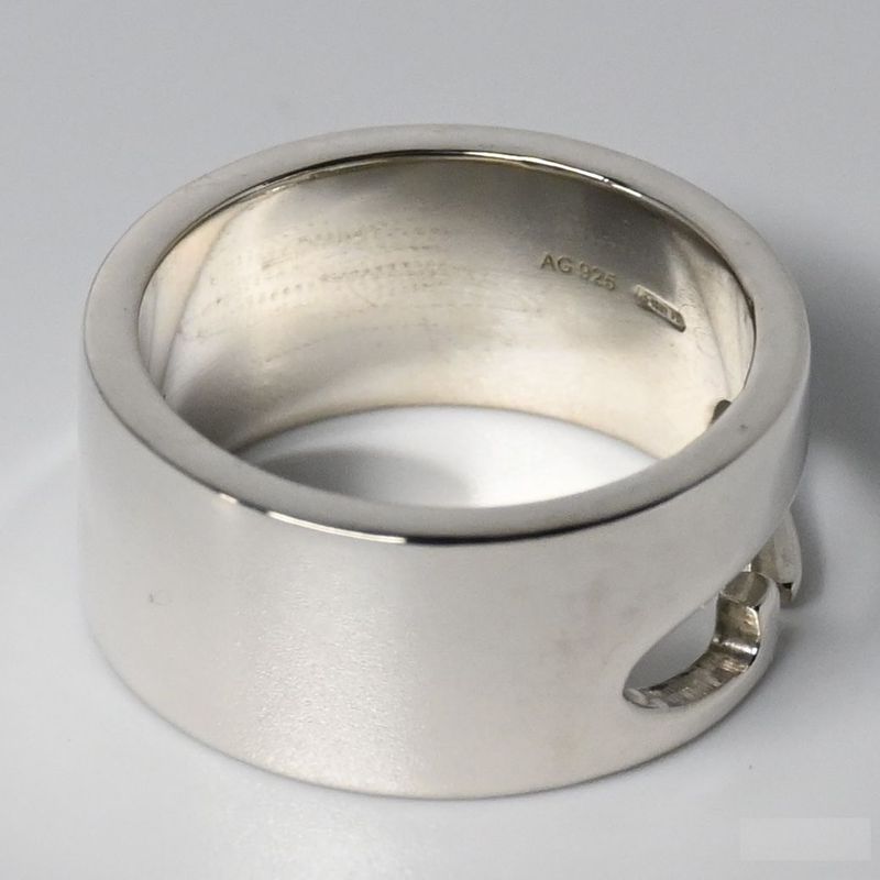 【新品仕上げ】美品 90’s オールドグッチ GUCCI  リング 指輪 16号 SV925 Ag925