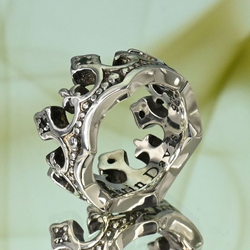 【研磨済】 JUSTIN DAVIS PALACE CROWN リング 7号 SRJ125 ジャスティンデイビス 指輪 パレス クラウン