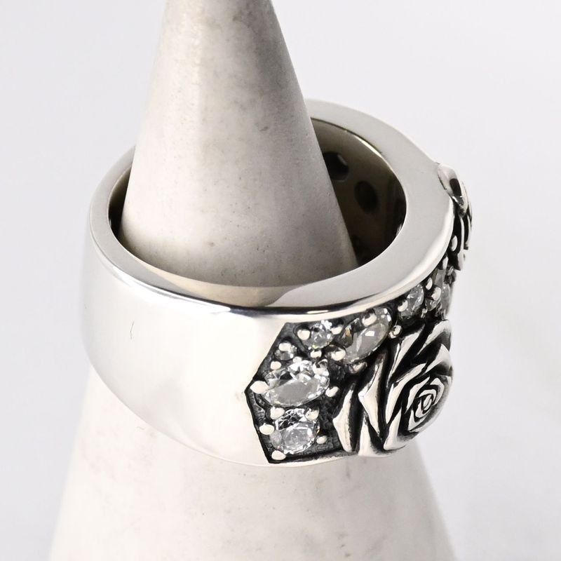 【研磨済】 JUSTIN DAVIS ROSETTE リング 11号 SRJ368 ジャスティンデイビス 指輪 シルバー925 ロゼット