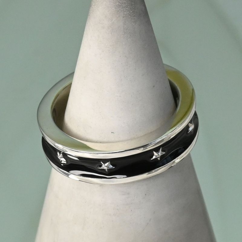 【研磨済】 JUSTIN DAVIS STAR CHILD リング SRJ271 11号 ジャスティンデイビス 指輪