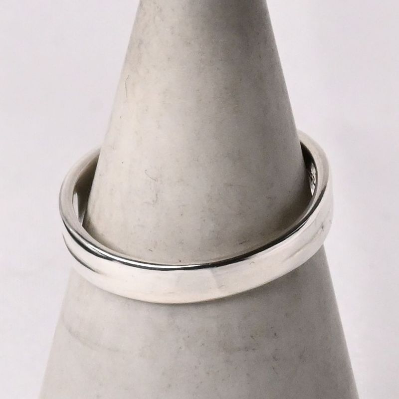 【研磨済】4℃ ストーン シルバー リング 13号 925 美品 ヨンドシー 指輪