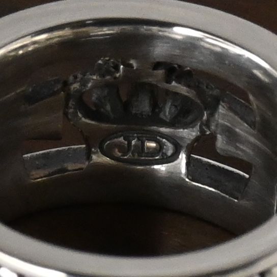 【研磨済】 JUSTIN DAVIS MEDIEVAL WEDDING BAND リング 10号 SRJ175 ジャスティンデイビス 指輪