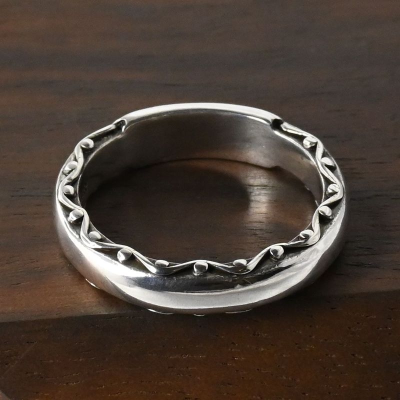 【新品仕上げ】美品 4℃ ヨンドシー リング 指輪 シルバー925 9号