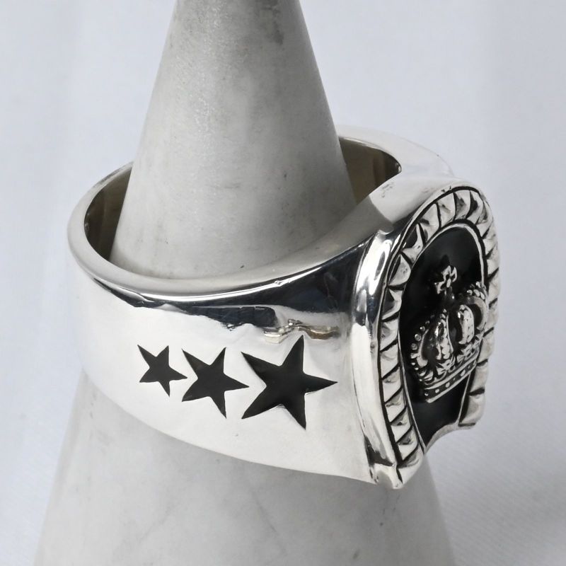 【研磨済】 JUSTIN DAVIS LUCK STAR CROWN リング 21号 SRJ267 ジャスティンデイビス 指輪