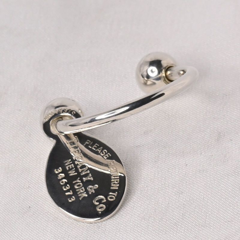 【新品仕上げ】美品 TIFFANY&Co. キーリング キーホルダー スターリングシルバー