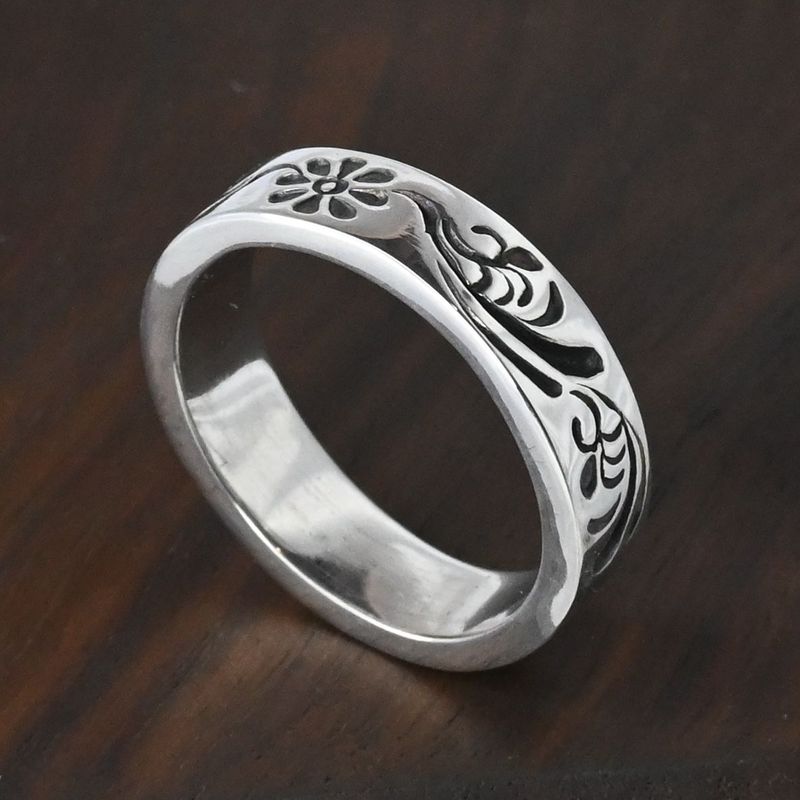 【研磨済】 ARIZONA FREEDOM シルバー リング 唐草 16号 R-40b silver 925