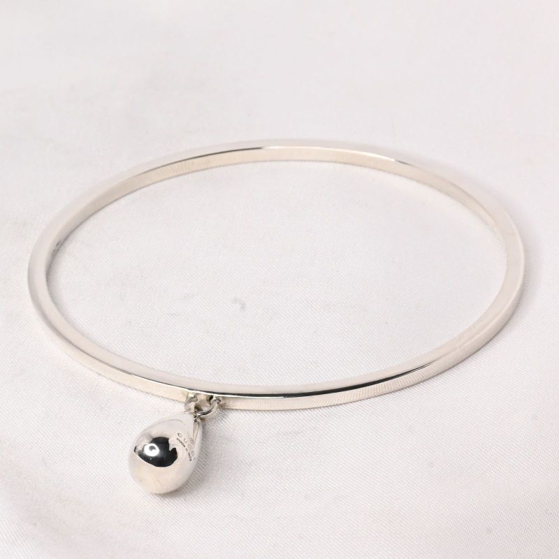 【研磨済】GUCCI シルバー ティアドロップ バングル Ag925 グッチ