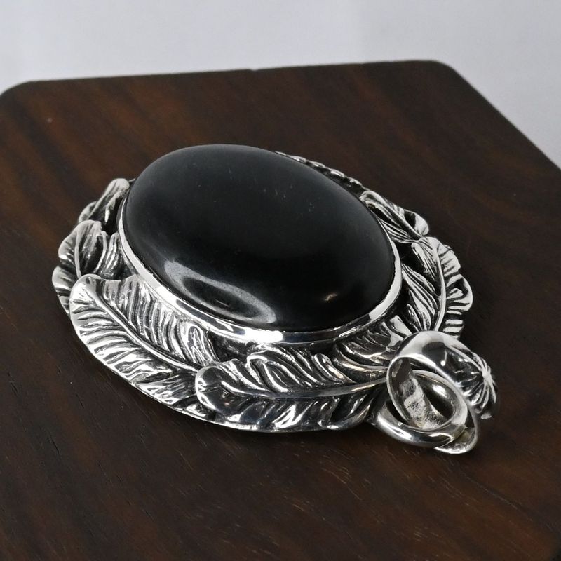 【研磨済】SAAD ペンダントトップ 太陽神 唐草 シルバー925  ネックレスチャーム