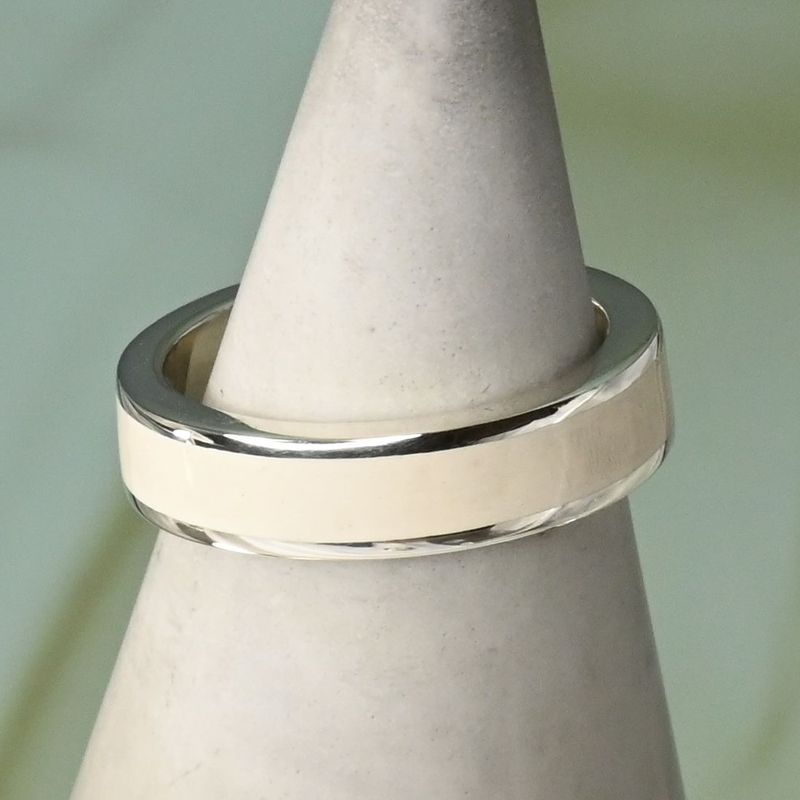 【研磨済】 JUSTIN DAVIS シルバー ホワイト リング 8号 ジャスティンデイビス 指輪